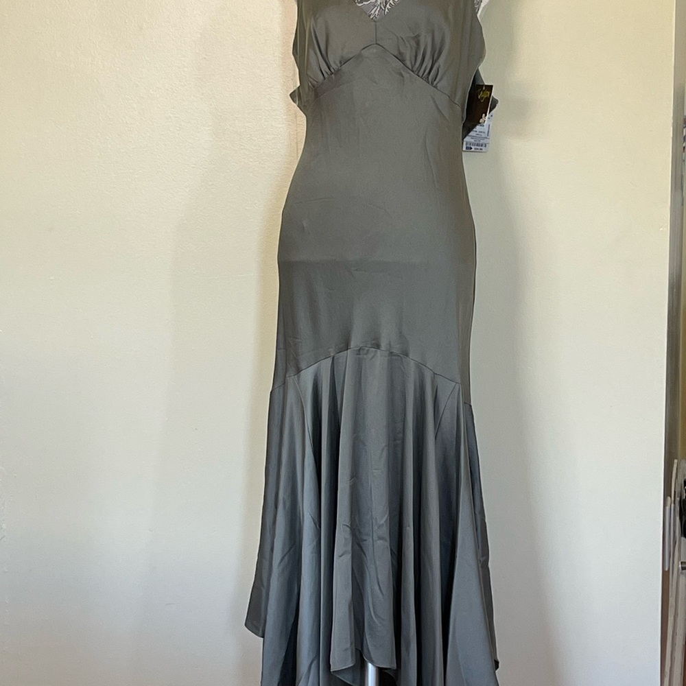 Sage green dress